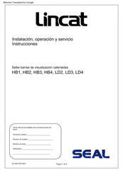 Lincat LD3 Manual De Instalación, Operación Y Servicio