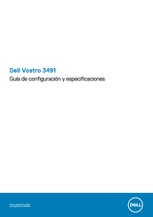 Dell Vostro 3491 Guía De Configuración Y Especificaciones