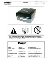 Panduit TDP43ME Manual Del Usuario