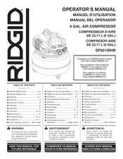 Ridgid OF60150HB Manual Del Operador