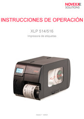 Novexx Solutions XLP 516 Instrucciones De Operación