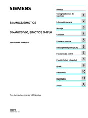 Siemens SIMOTICS S-1FL6 Instrucciones De Servicio