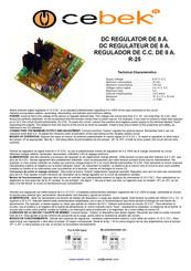 Cebek R-25 Guia De Inicio Rapido