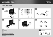 Fujitsu LIFEBOOK T580 Guia De Inicio Rapido