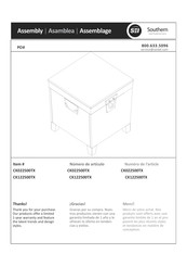 Southern Enterprises CK022500TX Manual Del Usuario