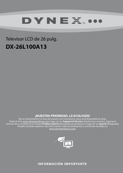 Dynex DX-26L100A13 Información Importante