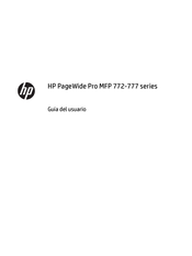 HP PageWide Pro MFP 772 Serie Guia Del Usuario