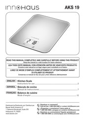 innohaus AKS 19 Manual De Instrucciones