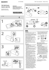 Sony ICF-P36 Manual De Instrucciones