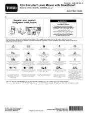 Toro Recycler 21445 Guia De Inicio Rapido