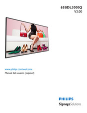 Philips 65BDL3000Q Manual Del Usuario