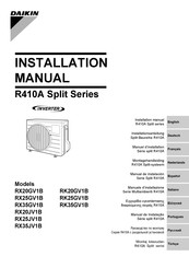 Daikin RX35GV1B Manual De Instalación