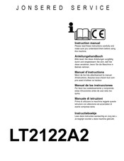 Jonsered LT2122A2 Manual De Las Instrucciones