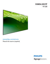 Philips 55BDL5057P Manual Del Usuario