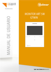 golmar MONITOR ART 5W GTWIN Manual De Usuario