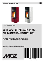 MCZ SUITE COMFORT AIRMATIC 14 M2 Manual De Instalacion Y Uso