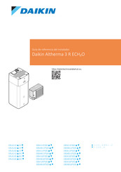 Daikin Altherma 3 R ECH2O ERLA16D W1 Serie Guía De Referencia Del Instalador
