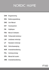 Nordic Home FT-553 Manual Del Usuario