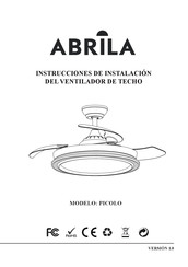 ABRILA PICOLO Instrucciones De Instalación