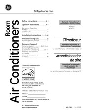 GE AEH10 Manual Del Propietario E Instrucciones De Instalación