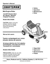 Craftsman 536.270290 Manual Del Operador