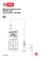 RS Pro 254-3502 Manual De Instrucciones