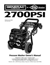 Briggs & Stratton Generac 2700 PSI Manual Del Usuario