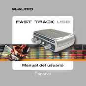 M-Audio FAST TRACK USB Manual Del Usuario