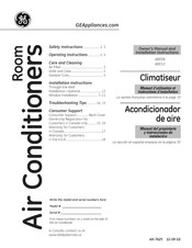 GE AEE12 Manual De Instrucciones