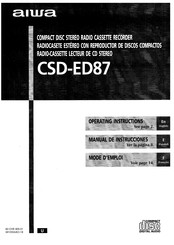 Aiwa CSD-ED87 Manual De Instrucciones