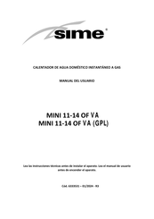 Sime MINI 14 OF VA Manual Del Usuario