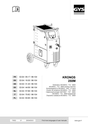 GYS KRONOS 250M Manual De Uso