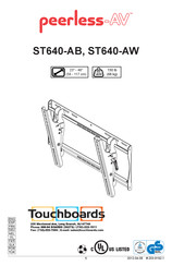 peerless-AV ST640-AB Manual De Instrucciones