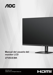 AOC 27V5CE Manual Del Usuario