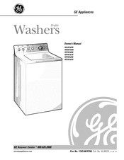 GE WASE4220 Manual Del Usuario