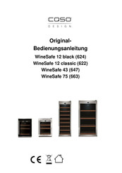CASO DESIGN WineSafe 12 black Manual Del Usuario