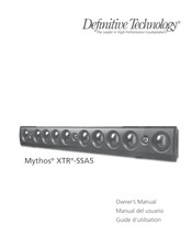 Definitive Technology Mythos XTR-SSA5 Manual Del Usuario