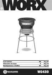 Worx WG430 Manual De Instrucciones