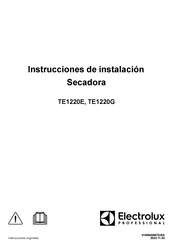 Electrolux Professional TE1220G Instrucciones De Instalación