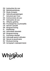 Whirlpool WHVS 90F LT C K Instrucciones De Uso