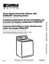 Kenmore Elite CATALYST 110.2404 Manual De Uso Y Cuidado