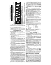 DeWalt DC980 Manual De Instrucciones