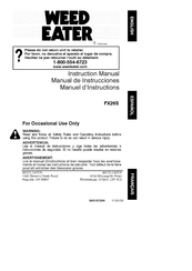 Weed Eater FX26S Manual De Instrucciones