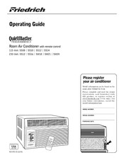 Friedrich SS12 Manual De Instrucciones