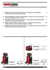Cebora SYNSTAR 400 TS Manual De Instrucciones