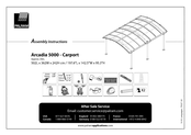 Palram Arcadia 5000 Instrucciones De Montaje