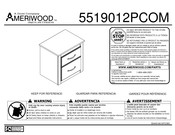 Dorel AMERIWOOD COMPANY 5519012PCOM Instrucciones De Montaje