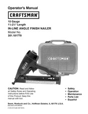 Craftsman 351.181770 Manual Del Operador