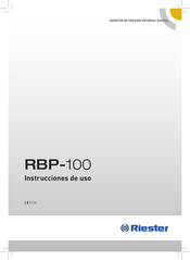 Riester RBP-100 Instrucciones De Uso