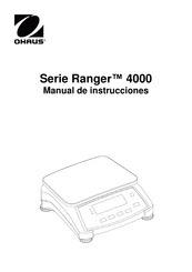 OHAUS Ranger 4000 R41ME30 Manual De Instrucciones